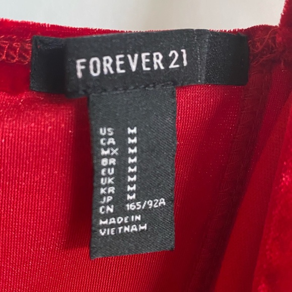 Red Velvet Dress - Picture 2 of 2